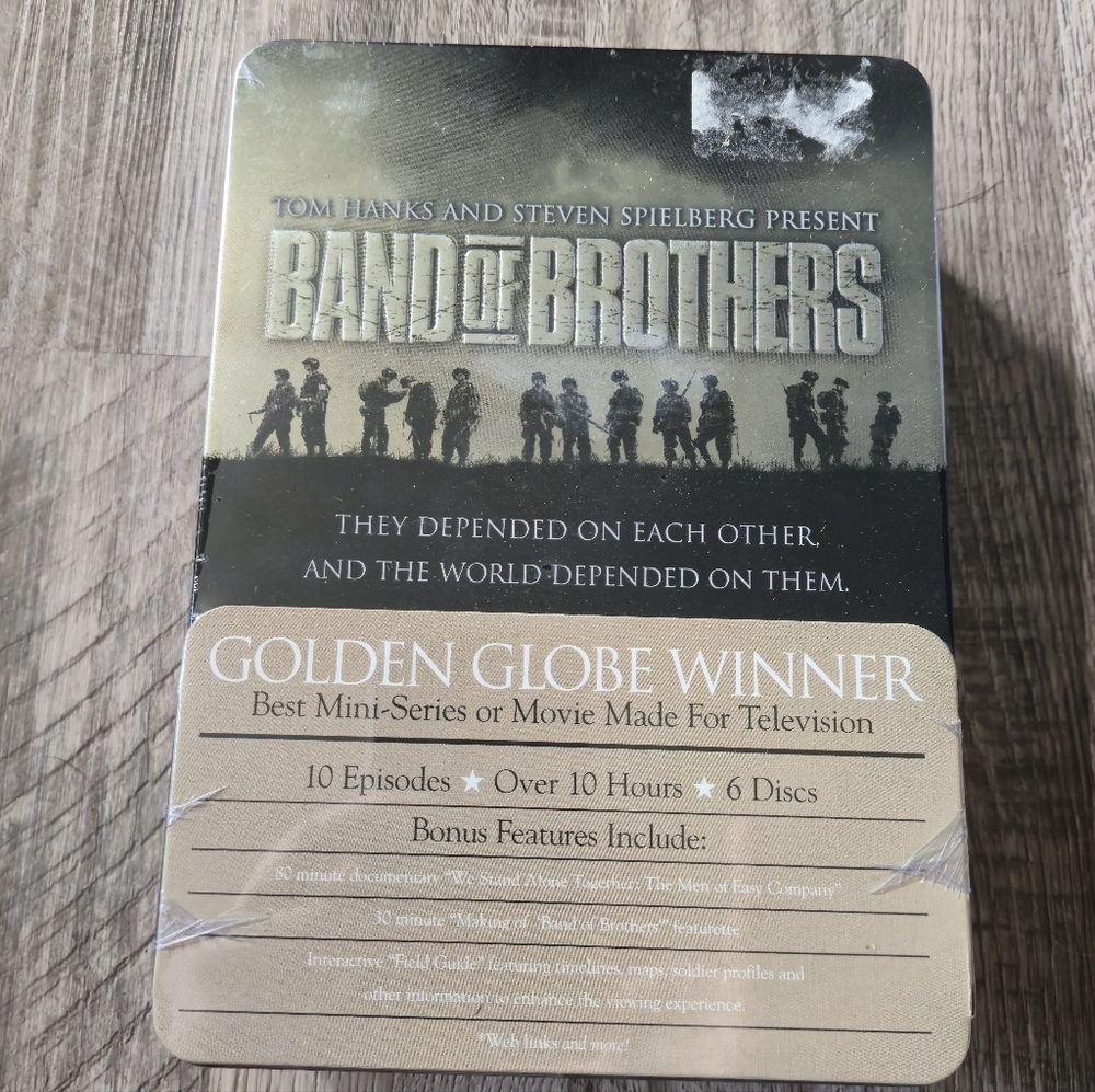 HBO Band of Brothers DVD Tin Box Set New Sealed WWII Complete Series 6 Disc